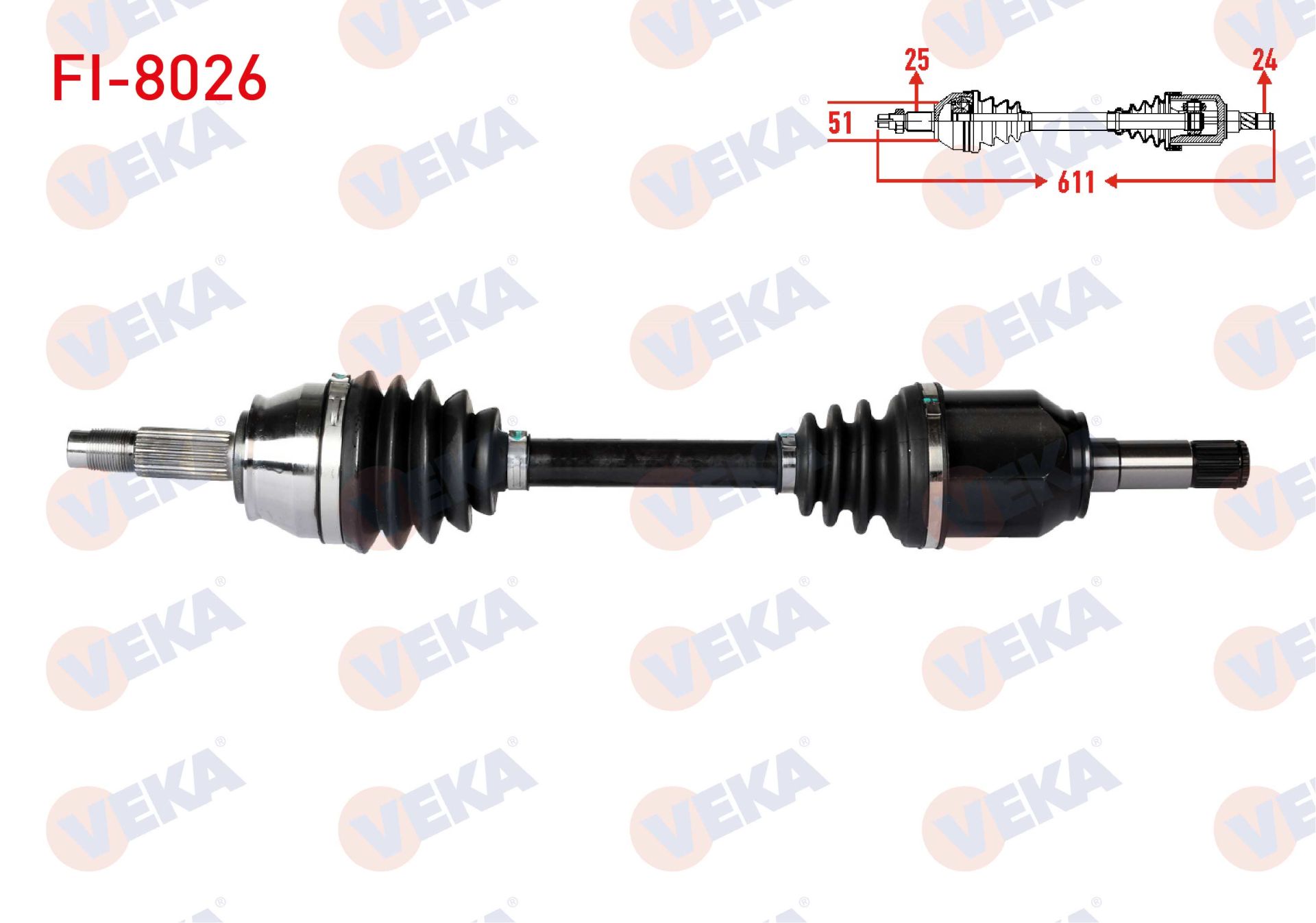 Palio 1.3 Sol Aks Komple Veka FI-8026