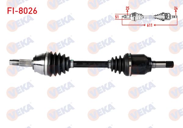 Palio 1.3 Sol Aks Komple Veka FI-8026