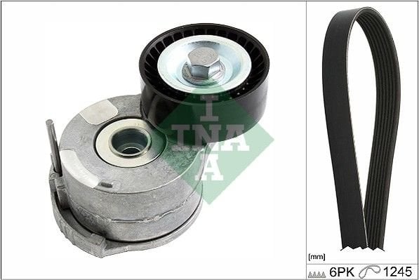 Ford Mondeo 2007-2015 Arası 2.0 TDCi INA Marka Vantilatör Kayış Seti