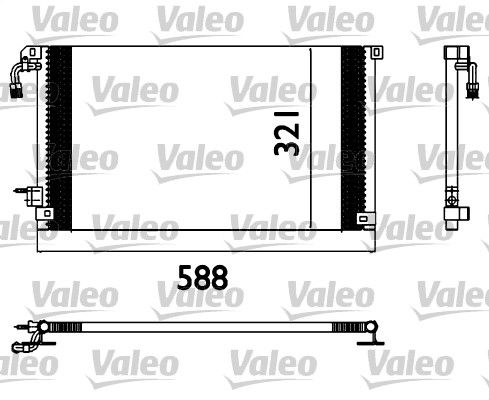 Peugeot 106 1996-2005 Arası 1.1 i, 1.6 i, 1.5 D, 1.6 S16 Valeo Marka Klima Radyatörü