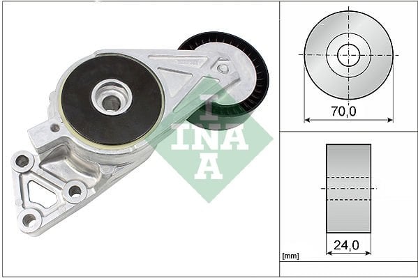 Audi A3 1996-2006 Arası 1.6, 1.8 T, 1.8 INA Marka Vantilatör Kayış Gergi Rulmanı
