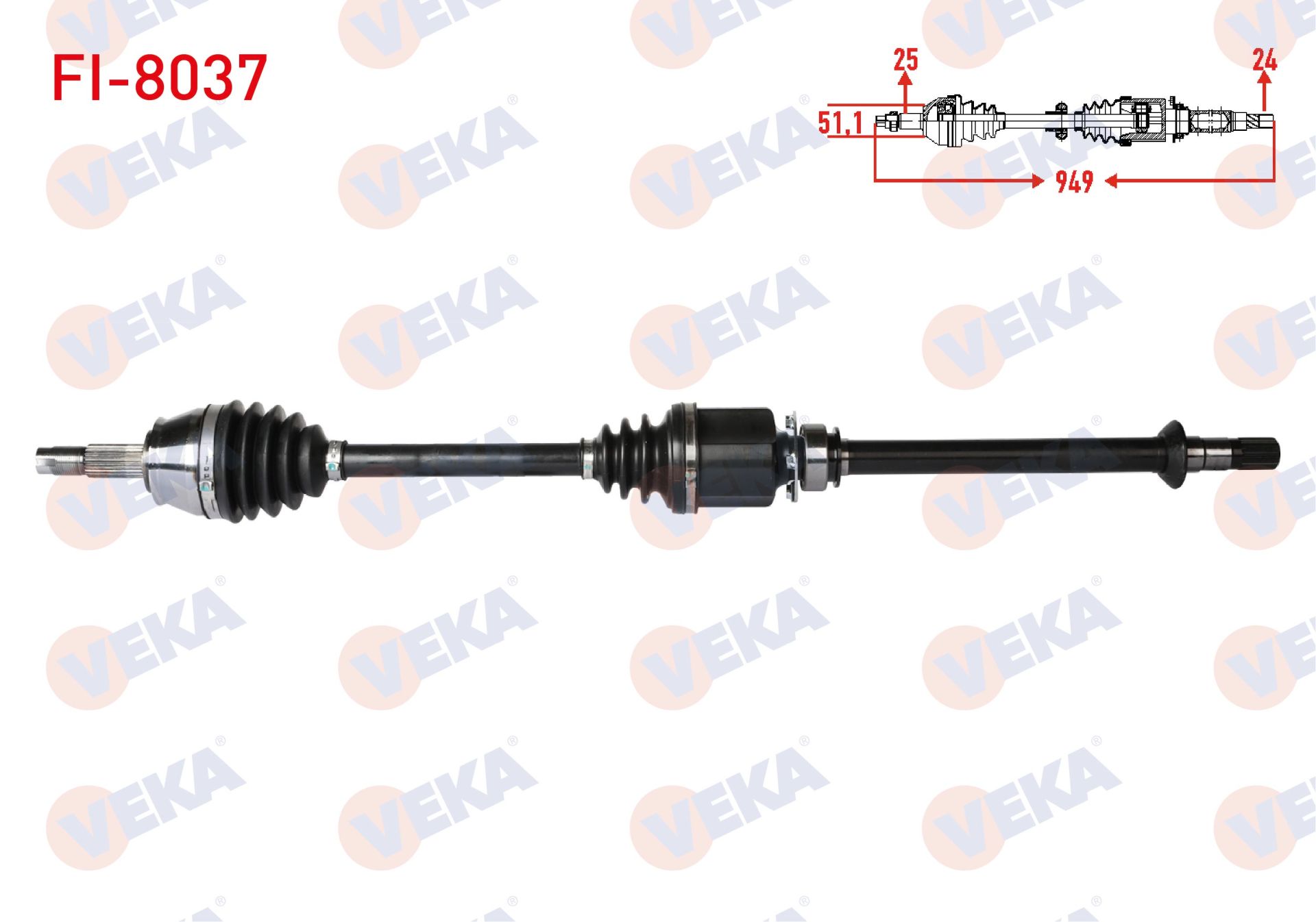Linea 1.3 M.jet Sağ Aks Veka FI-8037