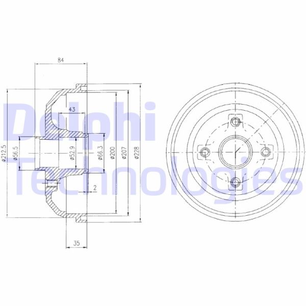 Opel Corsa 2000-2012 Arası 1.4 Delphi Marka Kampana