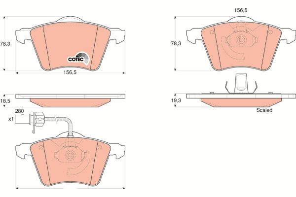 Ford Galaxy 1995-2006 Arası 2.0 i TRW Marka Ön Balata