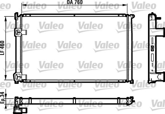Renault Master 1998-2002 Arası 2.5 D Valeo Marka Su Radyatörü