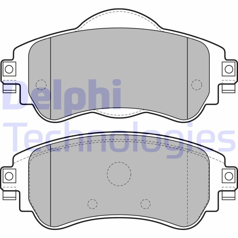 Citroen C4 2009-2013 Arası 1.6 HDi 110 Delphi Marka Ön Balata