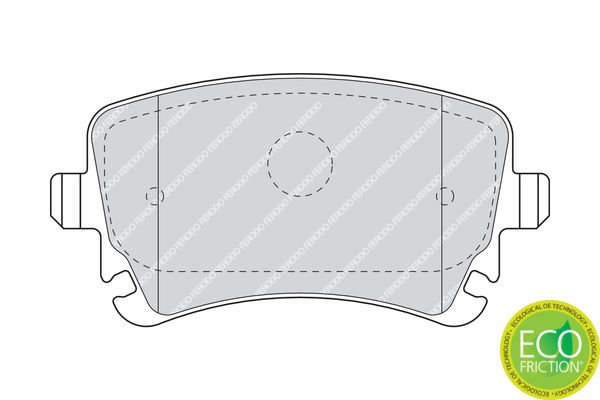 Audi A6 1997-2011 Arası RS6 quattro, 3.2 FSI, 3.0 TFSI quattro Ferodo Marka Arka Balata