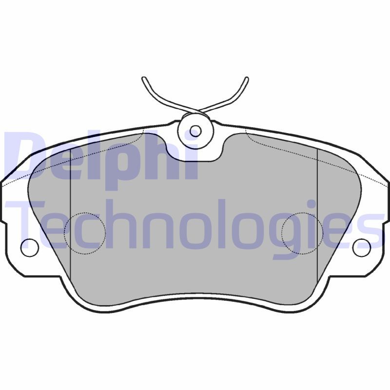 Opel Omega 1986-2005 Arası 2.6 i, 3.0 24V, 2.0, 2.0 16V, 2.5 V6, 3.0 V6 Delphi Marka Ön Balata