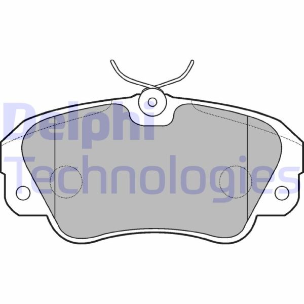 Opel Omega 1986-2005 Arası 2.6 i, 3.0 24V, 2.0, 2.0 16V, 2.5 V6, 3.0 V6 Delphi Marka Ön Balata