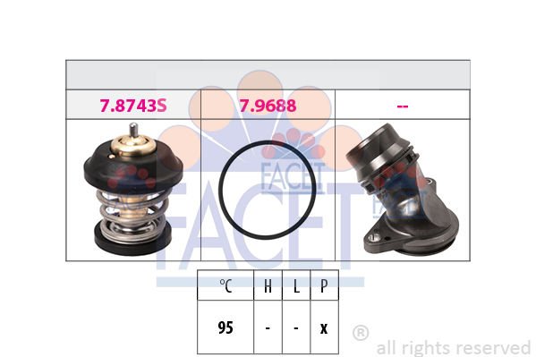 Audi Tt 2006-2015 Arası 2.0 TFSI, 2.0 TFSI quattro Facet Marka Termostat