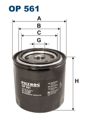 Volkswagen 412 1968-1975 Arası LE Filtron Marka Yağ Filtresi