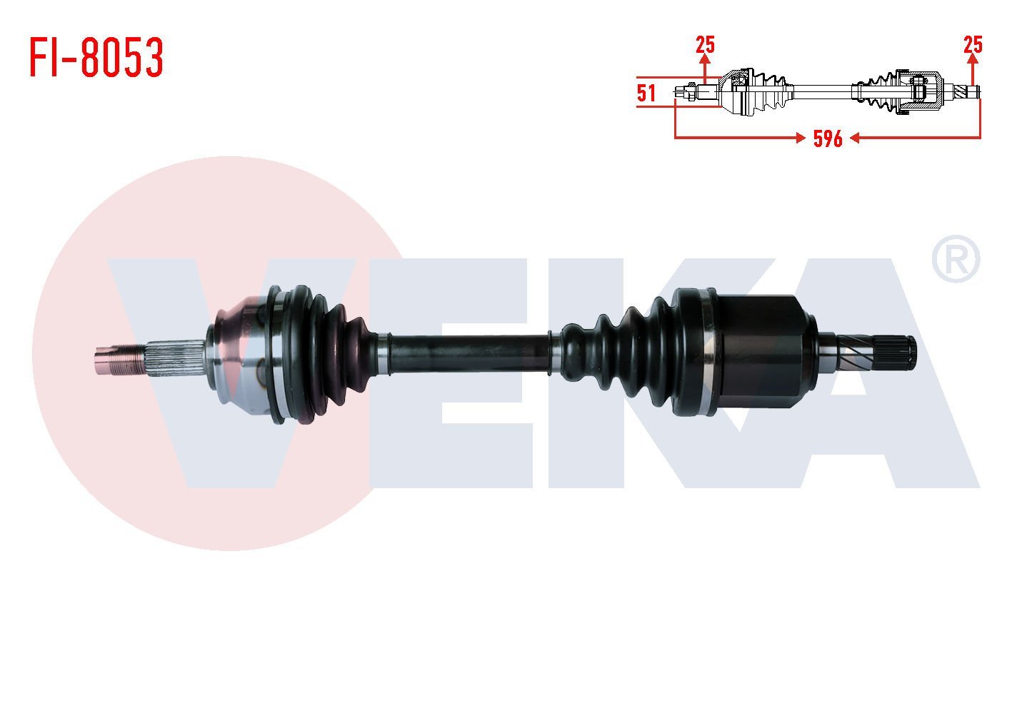 Egea 1.6 Multijet Ön Sol Komple Aks Veka FI-8053