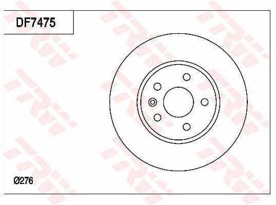 Chevrolet Cruze 2009-2013 Arası 1.6 TRW Marka Ön Fren Diski