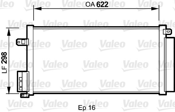 Fiat Punto Evo 2008-2012 Arası 1.3 D Multijet Valeo Marka Klima Radyatörü