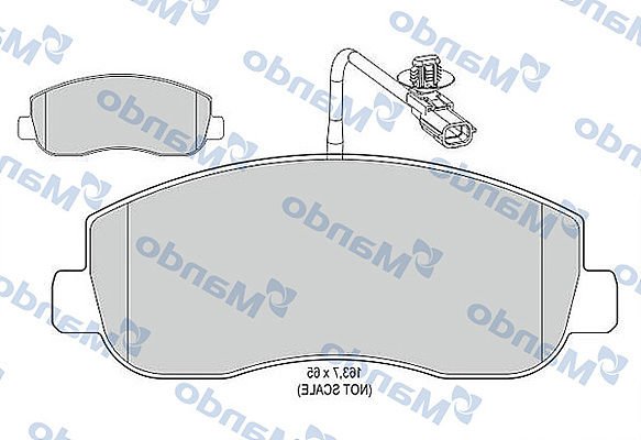 Renault Master 2011-2015 Arası 2.3 dCi 100 FWD, 2.3 dCi 125 FWD Mando Marka Ön Balata