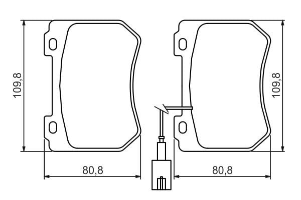 Alfa Romeo 159 2005-2012 Arası 1.8 TBi Bosch Marka Ön Balata