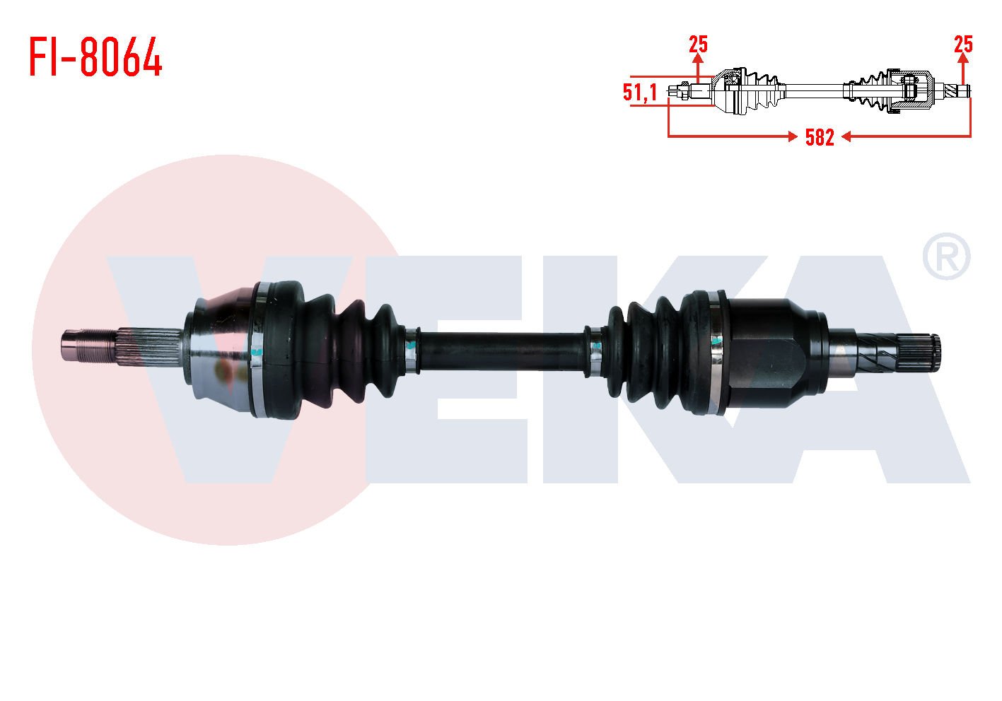 Linea 1.6 M.Jet Sol Aks Veka FI-8064