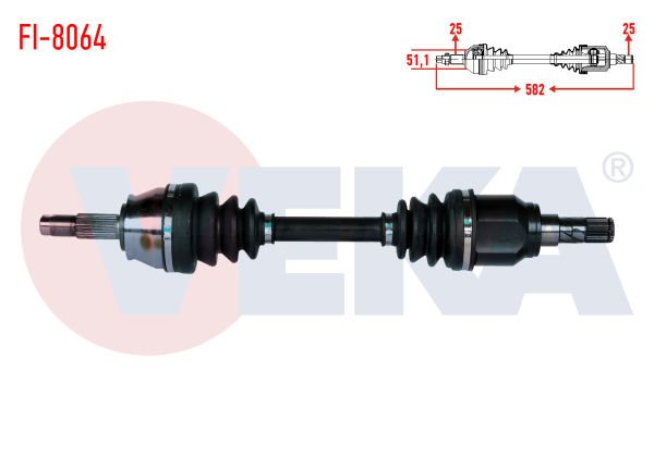 Linea 1.6 M.Jet Sol Aks Veka FI-8064