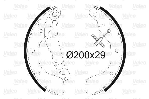 Opel Corsa 1982-2002 Arası 1.5 TD Valeo Marka Pabuçlu Balata