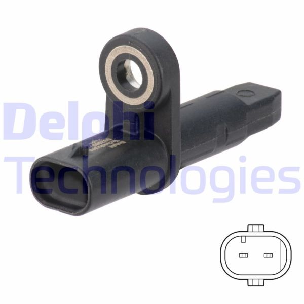 Peugeot 5008 2016-2020 Arası 1.2, 2.0 BlueHDi 150, 2.0 BlueHDi 180, 1.6 BlueHDi 100, 1.6 THP 165, 1.6 BlueHDi 120 Delphi Marka Abs Sensörü