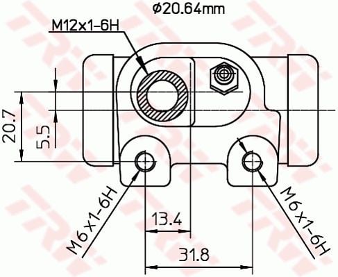 Peugeot 306 1993-2003 Arası 1.9 D TRW Marka Sol ABSSIZ Fren Silindiri