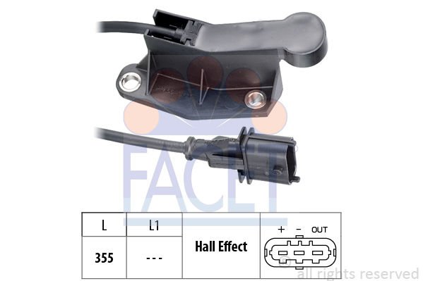 Opel Astra 1998-2009 Arası 1.8 16V Facet Marka Eksantrik Devir Sensörü