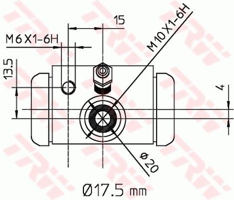 Renault Clio 1998-2016 Arası 1.6 TRW Marka Fren Silindiri