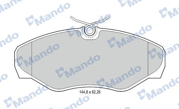 Renault Trafic 2001-2005 Arası 2.5 dCi 115, 1.9 dCI 80 Mando Marka Ön Balata