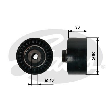 Citroen Ax 1986-1998 Arası 14 D Gates Marka Vantilatör Kayış Gergi Rulmanı