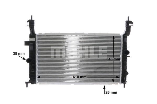 Opel Meriva 2003-2010 Arası 1.8, 1.4 16V Twinport, 1.4 16V Twinport LPG, 1.6, 1.6 16V Behr Marka Su Radyatörü
