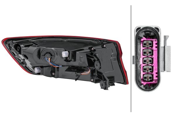 Audi A4 2015-2019 Arası 2.0 TFSI quattro Hella Marka Dış Sağ Stop Lambası