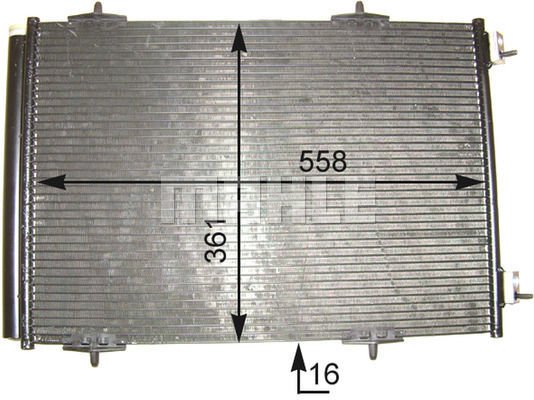 Peugeot 207 2006-2015 Arası 1.4 Mahle Marka Klima Radyatörü