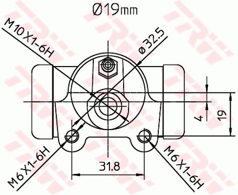Renault Laguna 1993-2002 Arası 2.2 D TRW Marka Fren Silindiri