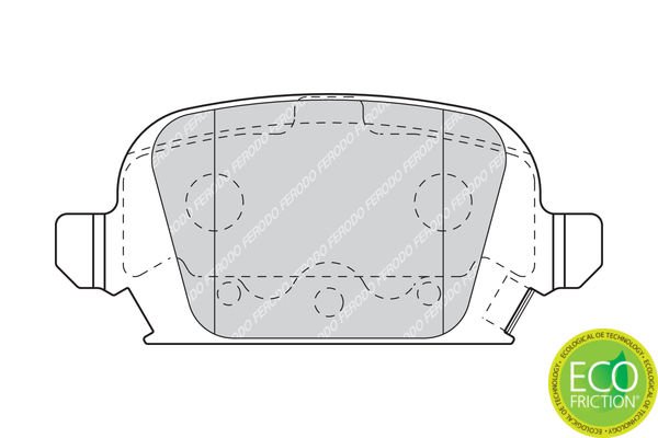Opel Corsa 2000-2012 Arası 1.8, 1.7 DI 16V, 1.7 DTI 16V, 1.7 DTI, 1.4, 1.2 16V, 1.3 CDTI 16V Ferodo Marka Arka Balata