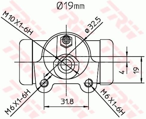 Renault Laguna 1993-2002 Arası 1.8 TRW Marka Fren Silindiri
