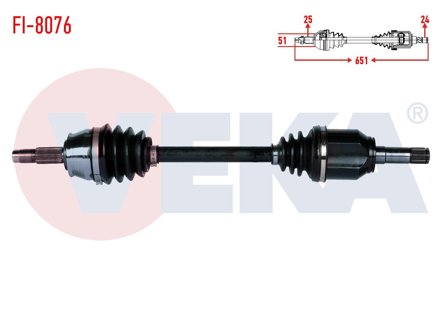 Egea 1.3 Sol Ön Komple Aks Veka FI-8076