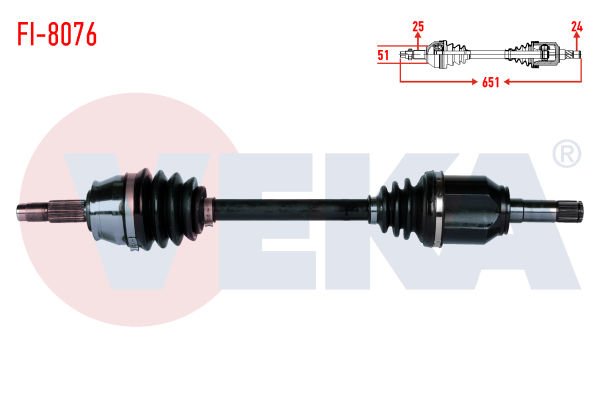 Egea 1.3 Sol Ön Komple Aks Veka FI-8076