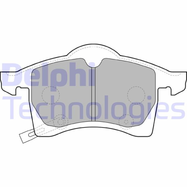 Opel Zafira 2005-2015 Arası 1.8 VAN Delphi Marka Ön Balata