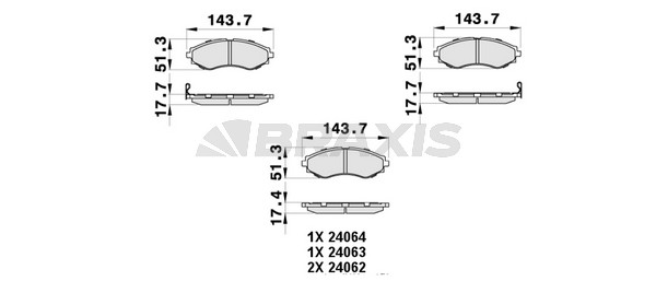 Chevrolet Evanda 2005-2009 Arası 2.0 Braxis Marka Ön Balata