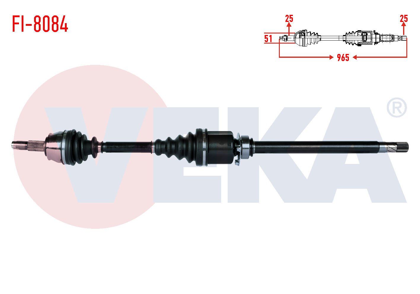 Linea 1.3 M.jet Sağ Aks Veka FI-8084