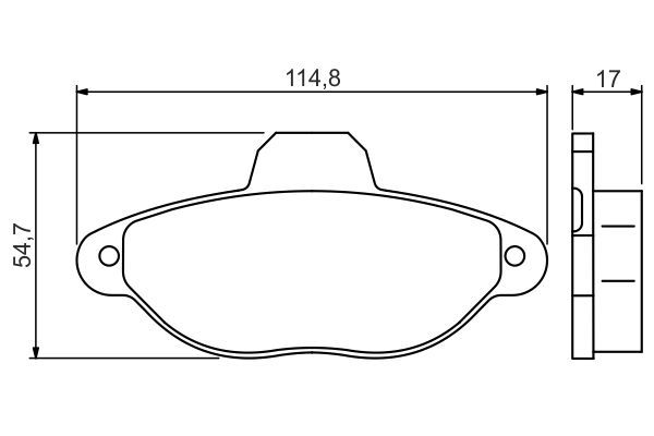 Fiat Punto 1993-2000 Arası 55 1.1, 1.7 TD, 60 1.2 Bosch Marka Ön Balata