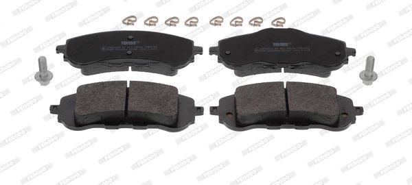 Peugeot 308 2013-2021 Arası 1.6 THP 125, 1.6 HDi / BlueHDi 115, 1.2 THP 130, 1.6 BlueHDi 120, 1.2 THP 110, 1.6 HDi 92 Ferodo Marka Ön Balata