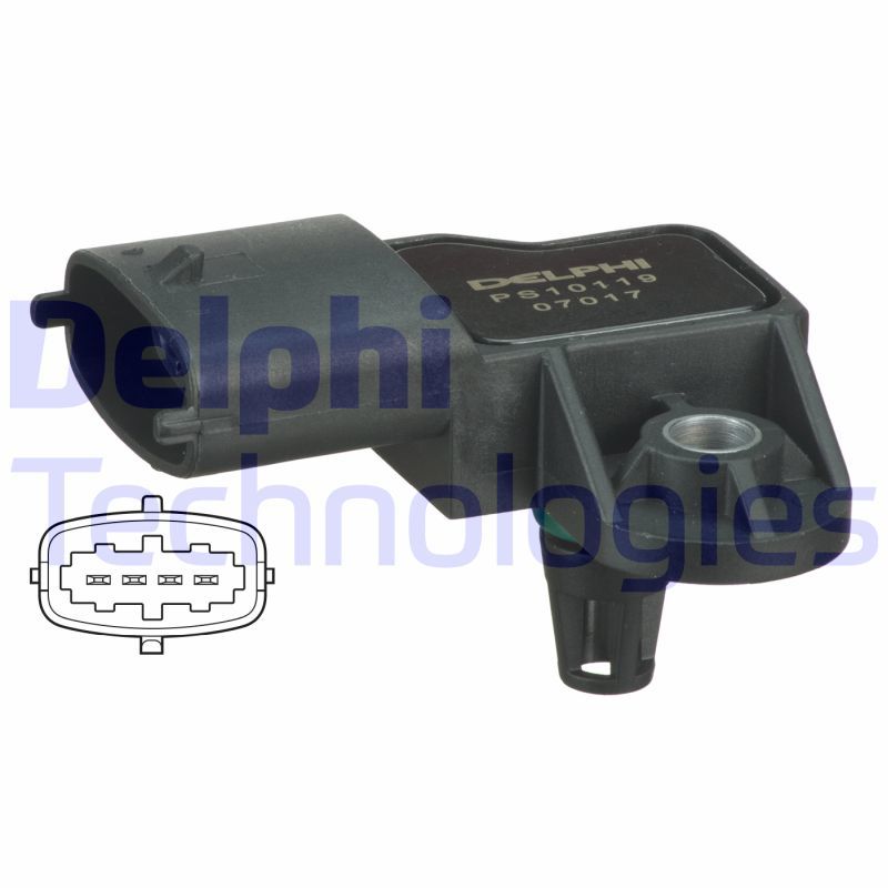 Renault Scenic 2003-2010 Arası 1.9 dCi Delphi Marka Map Sensörü