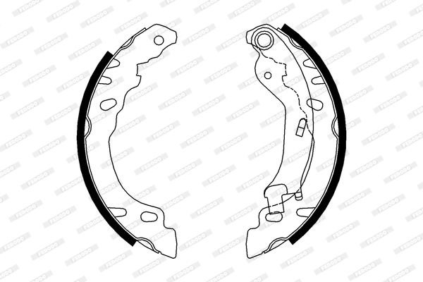 Fiat 500 2007-2011 Arası 1.4 Ferodo Marka Pabuçlu Balata
