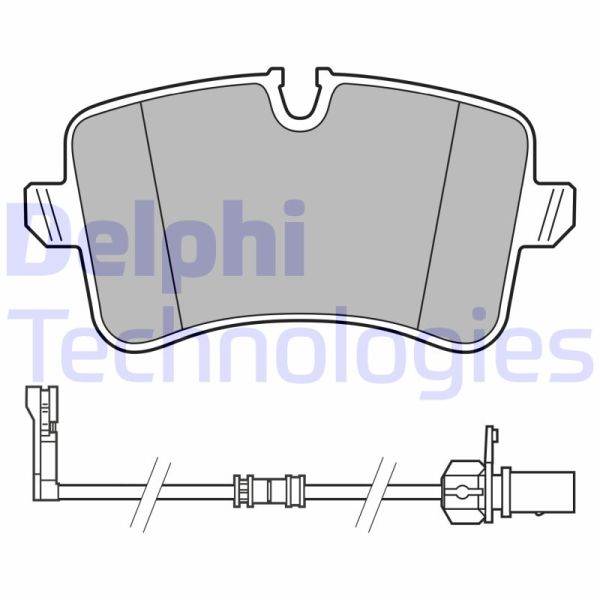 Audi A8 2009-2018 Arası 3.0 TDI quattro, 3.0 TFSI quattro, 2.0 TFSI hybrid, 2.0 TFSI quattro Delphi Marka Arka Balata