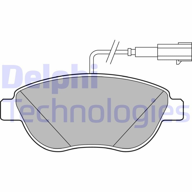 Fiat Bravo 2006-2010 Arası 1.6 D Multijet Delphi Marka Ön Balata