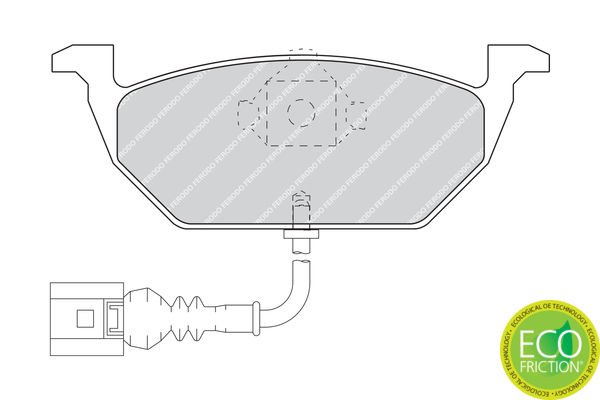 Audi A3 1996-2006 Arası 1.6, 1.8 Ferodo Marka Ön Balata