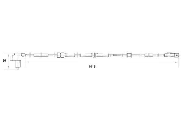 Citroen Xsara 1997-2010 Arası 1.9 TD Bosch Marka Arka Abs Sensörü