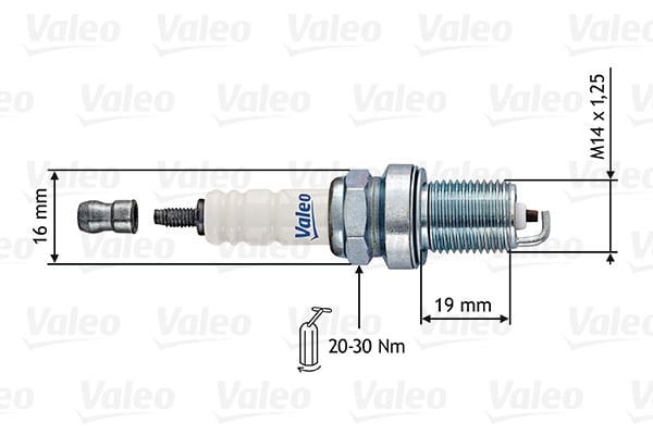Alfa Romeo 155 1992-1997 Arası 1.7 T.S., 2.0 T.S., 1.8 T.S., 1.8 T.S. Sport Valeo Marka Buji