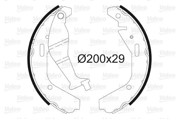 Opel Agila 2000-2007 Arası 1.2 16V Valeo Marka Pabuçlu Balata